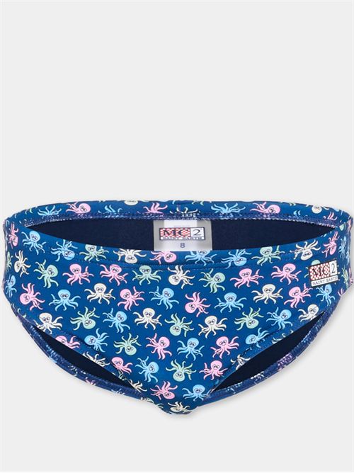 Slip mare blu Billy per bambino con polpi MC2 SAINT BARTH | BIL0001/00117L